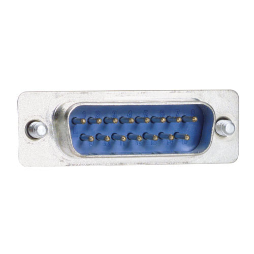焊线式D-Sub连接器,DB15公头 - SD15P