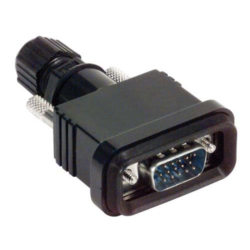 防水型D-Sub后壳套件，HD15M - WPHDB15P-KIT