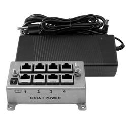 BT-CAT6-P4中跨/供电器套件，带56V直流117.6W电源的图片