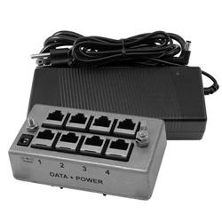 BTD-CAT6-P4中跨/供电器套件，带56V直流117.6W电源的图片