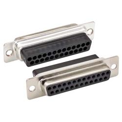 插入式D-Sub连接器，DB25母头的图片