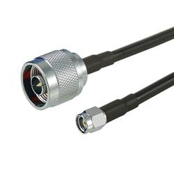 195-系列引线, 反极性 SMA 插头 / N 型公头 , 10.0 ft / 3.0 m的图片