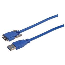 USB 3.0线缆，带翼形螺丝Micro-B/A型，3米的图片
