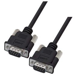 特优型黑色D-Sub模制线缆，DB9公头/公头，15.0ft/4.6m的图片