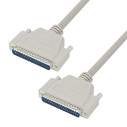 优良型模制D-Sub 线缆， DB37 公头 / DB37 公头，1米的图片