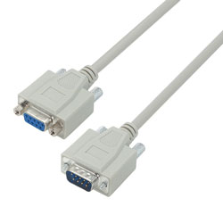 优良型模制D-Sub 线缆， DB9 公头 / DB9 母头，7米的图片