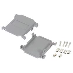 D-Sub上下后壳，DB25，灰色塑料的图片