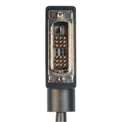 DVI线缆，DVI-D单链路，公头/公头直角式向右出线，3.0ft/0.9m的图片