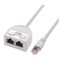 TIA568分路器，8x8插头/2个10Base-T插座的图片