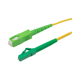 LC/APC至SC/APC 9/125单模单工光纤跳线，LSZH，OS2，10米的图片