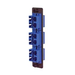 光纤连接器子面板，6个SC双工耦合器，带陶瓷套管的图片