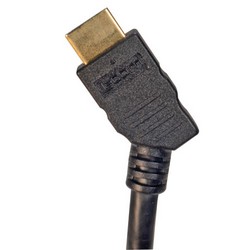 带以太网功能高速HDMI 线缆，公头/45度左出线公头，5米的图片