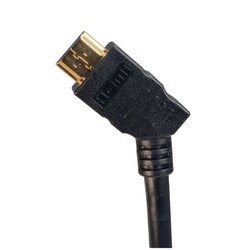 带以太网功能高速HDMI 线缆，公头/45度右出线公头，5米的图片