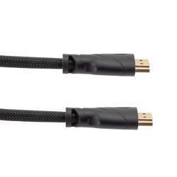 尼龙编织线缆组件，HDMI 2.0公头至公头，带铁氧体磁环，支持4K分辨率，1M的图片