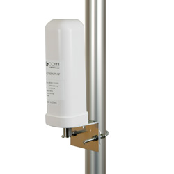 698~960MHz/1710~2700MHz/3400~4200MHz/低PIM级室内/室外全向天线，增益：3-4 dBi，N型母头连接器的图片