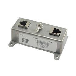 室内级6类屏蔽10/100/1000Base-T避雷器，PoE兼容，RJ45的图片
