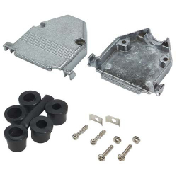 组装式D-Sub护罩套件，DB25/HD44，金属的图片