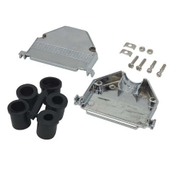 组装式D-Sub护罩套件，DB37/HD62，金属的图片