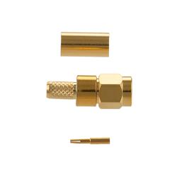 RP-SMA Plug Crimp for 200-Series Cable Gold的图片