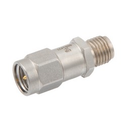 2W / 1dB 射频固定衰减器，SMA公头至SMA母头钝化不锈钢主体，最高工作频率为6 GHz的图片