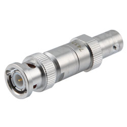 2W/10dB固定式衰减器，BNC公头/BNC母头，三金属电镀黄铜制，工作频率4GHz以内的图片