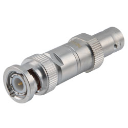 2W/15dB固定式衰减器，BNC公头/BNC母头，三金属电镀黄铜制，工作频率4GHz以内的图片