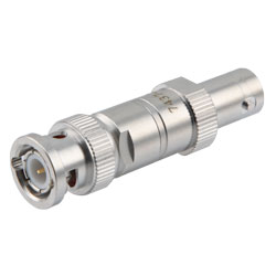 2W/20dB固定式衰减器，BNC公头/BNC母头，三金属电镀黄铜制，工作频率4GHz以内的图片