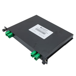 无源 DWDM、OSP 环形 OADM、1 通道、100 GHz 间隔、通道 58、SC/APC 连接器 LGX的图片