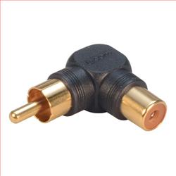 直角型RCA适配器，公头/母头的图片