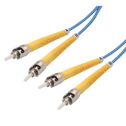 9/125单模光缆，双芯ST/双芯ST，蓝，5米的图片