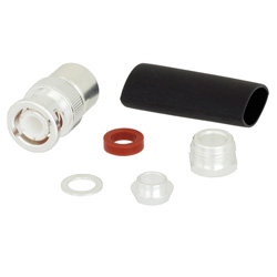 适用于LMR-240，LMR-240-DB，LMR-240-FR和240系列电缆的BNC公接头线夹/焊接触头连接的图片