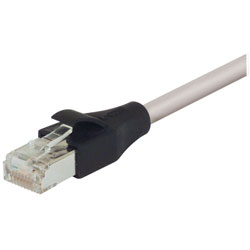 屏蔽6类线缆，RJ45/RJ45，PVC护套，灰，20米的图片