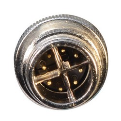 超6类M12 8针X编码SF/UTP工业级拖链线缆，M12公头/RJ45，3米的图片