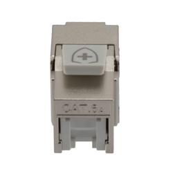 超6类抗菌型RJ45 Keystone插座，屏蔽的图片