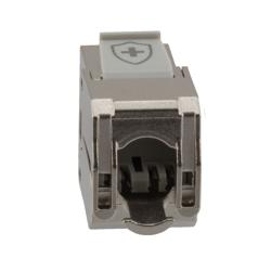 超6类抗菌型RJ45 Keystone插座，屏蔽的图片