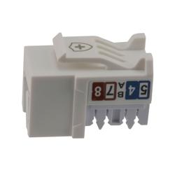 超6类抗菌型RJ45 Keystone插座，无屏蔽的图片