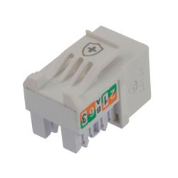 超6类抗菌型RJ45 Keystone插座，无屏蔽的图片