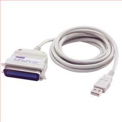 USB/（IEEE 1284）打印机端口转接线，6英寸（1.8米）的图片