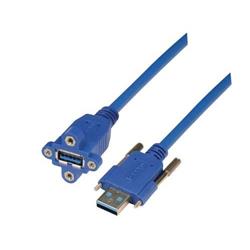 USB 3.0面板安装式机器视觉线缆组件，2米的图片