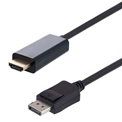 HDMI (M)to DisplayPort (M) LSZH 0.5M Cable的图片