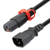IEC LOCK C13+ to C14, 10A, 250V, 10ft的图片