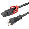 IEC LOCK C13+ to HG NEMA 5-15P, 15A, 125V, 10ft的图片