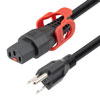 IEC LOCK C13+ to NEMA 5-15P, 15A, 125V, 10ft的图片