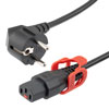 IEC LOCK C13+ to R/A SCHUKO, 10A, 250V, 3M的图片