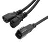C14 Female to C13 Female Power Splitter Cord, Rated for 10 A, 15-foot Length的图片