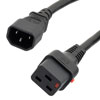 IEC LOCK C19 to C14, 15A, 250V, 10ft的图片