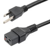 IEC LOCK C19 to NEMA 5-15P, 15A, 125V, 10ft的图片