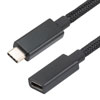 USB 3.1, CM/CF, Alum Shell, Support 20V/5A, 10Gbps, 2M Black Nylon Braid的图片