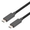 USB 3.1, CM/CM, Alum Shell, Support 20V/5A, 10Gbps, 2M Black Nylon Braid的图片