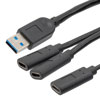 USB 3.0 Extenstion, AM/CF, two connectors, 5M的图片